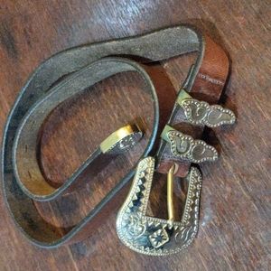 Navasota leather belt